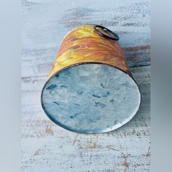 *Fall Plants Galvanized Buckets Set of 2 - Picture 5 of 10